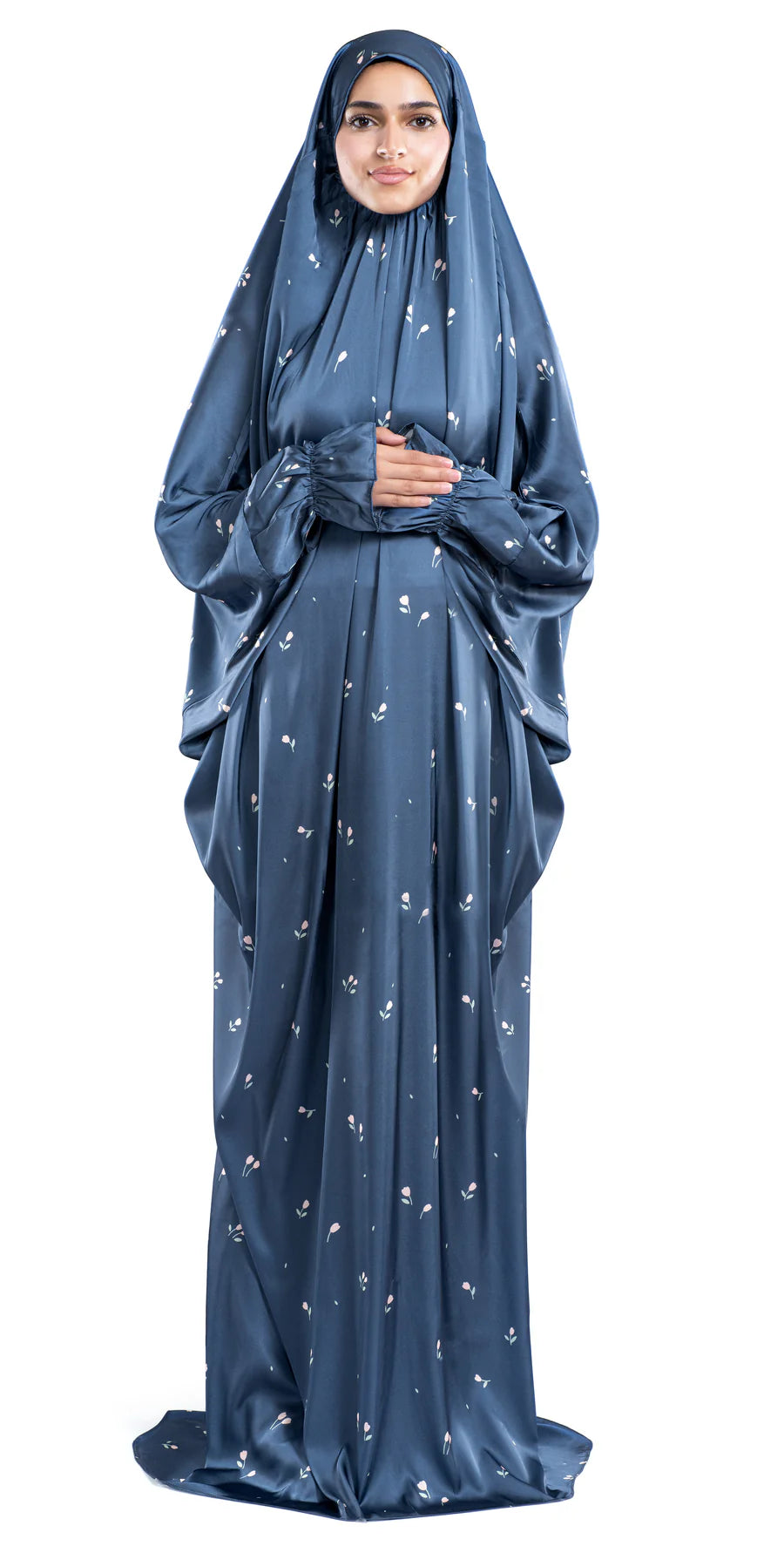 Sapphire Satin Islamic Prayer Wear
