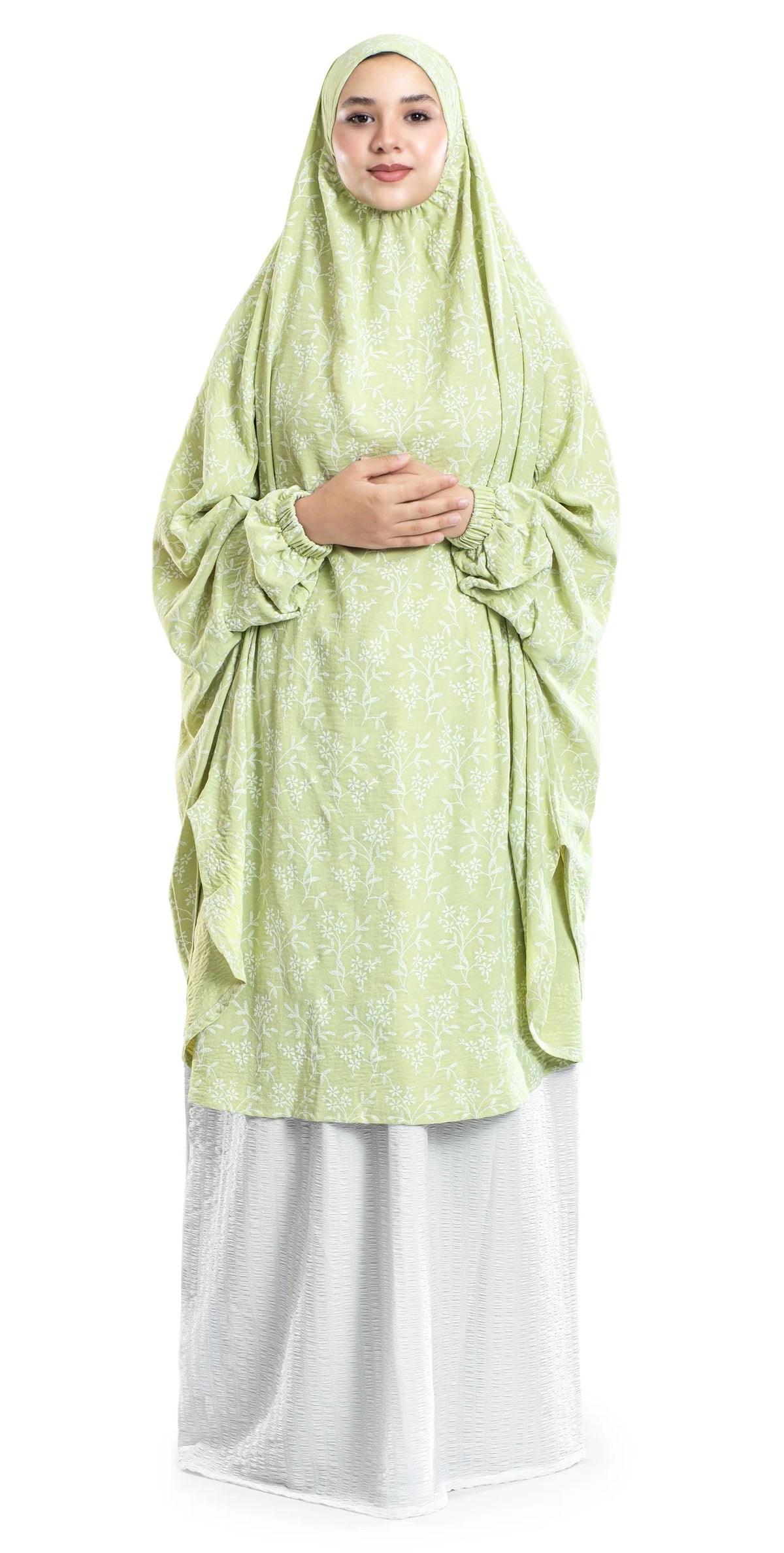 Pastel Pistacio Blooming Dream Islamic Prayer Wear