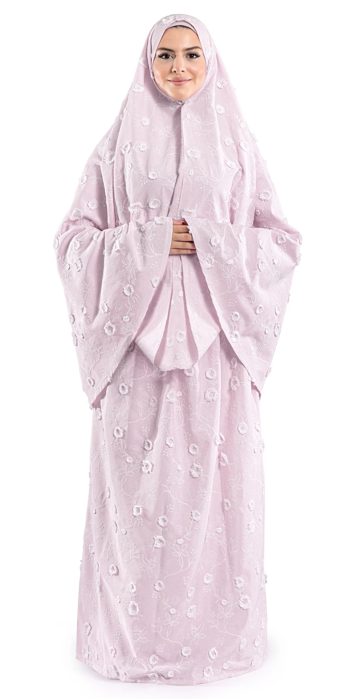 Soft Pink Fleur De Rêve Islamic Prayer Wear