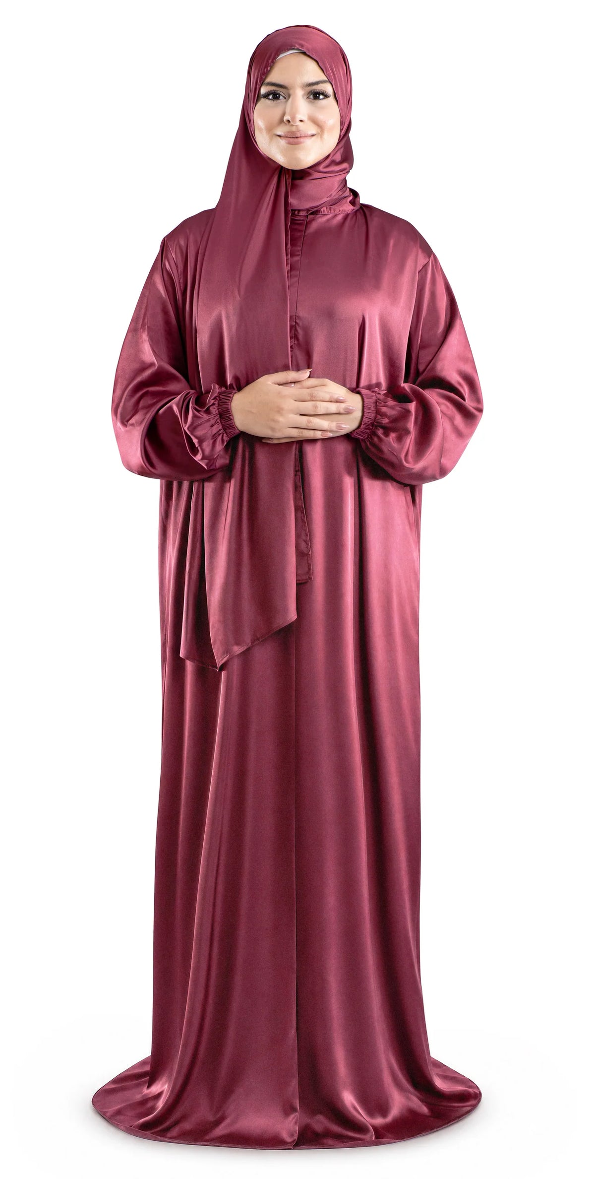 Burgundy The Classic Islamic Prayer Wear