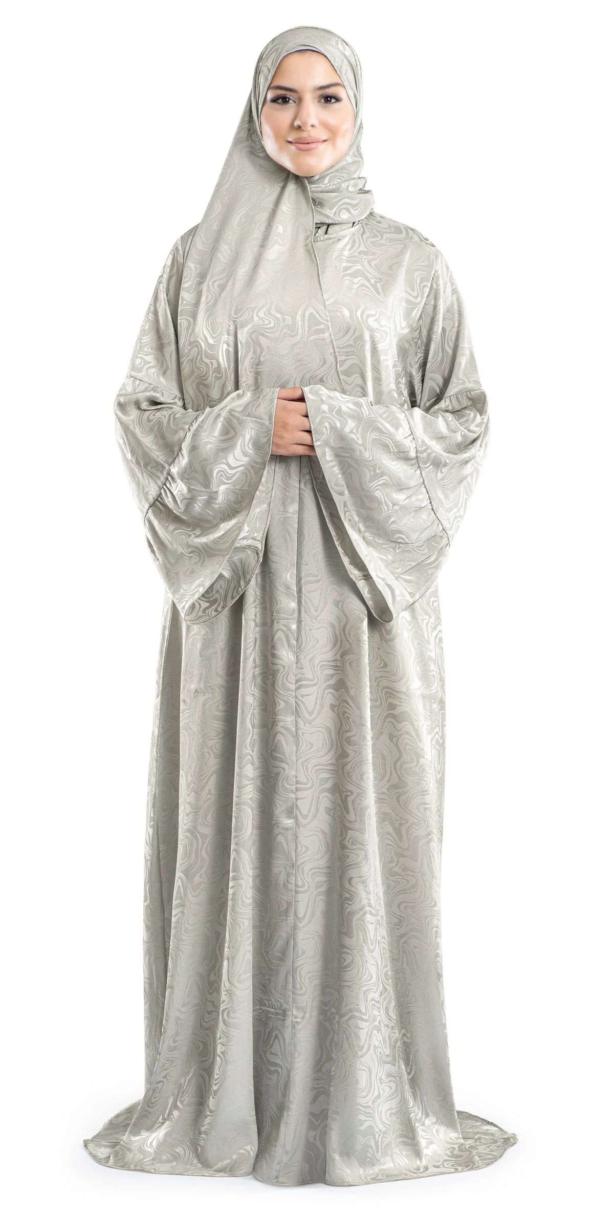 Silver A Dream In Satin Islamic Prayer Wear