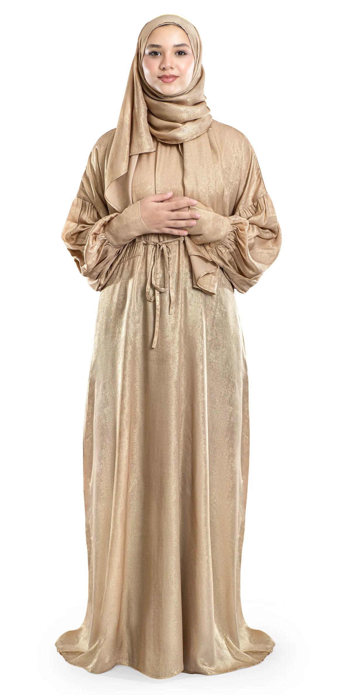 Champagne Gold Golden Hour Islamic Prayer Wear