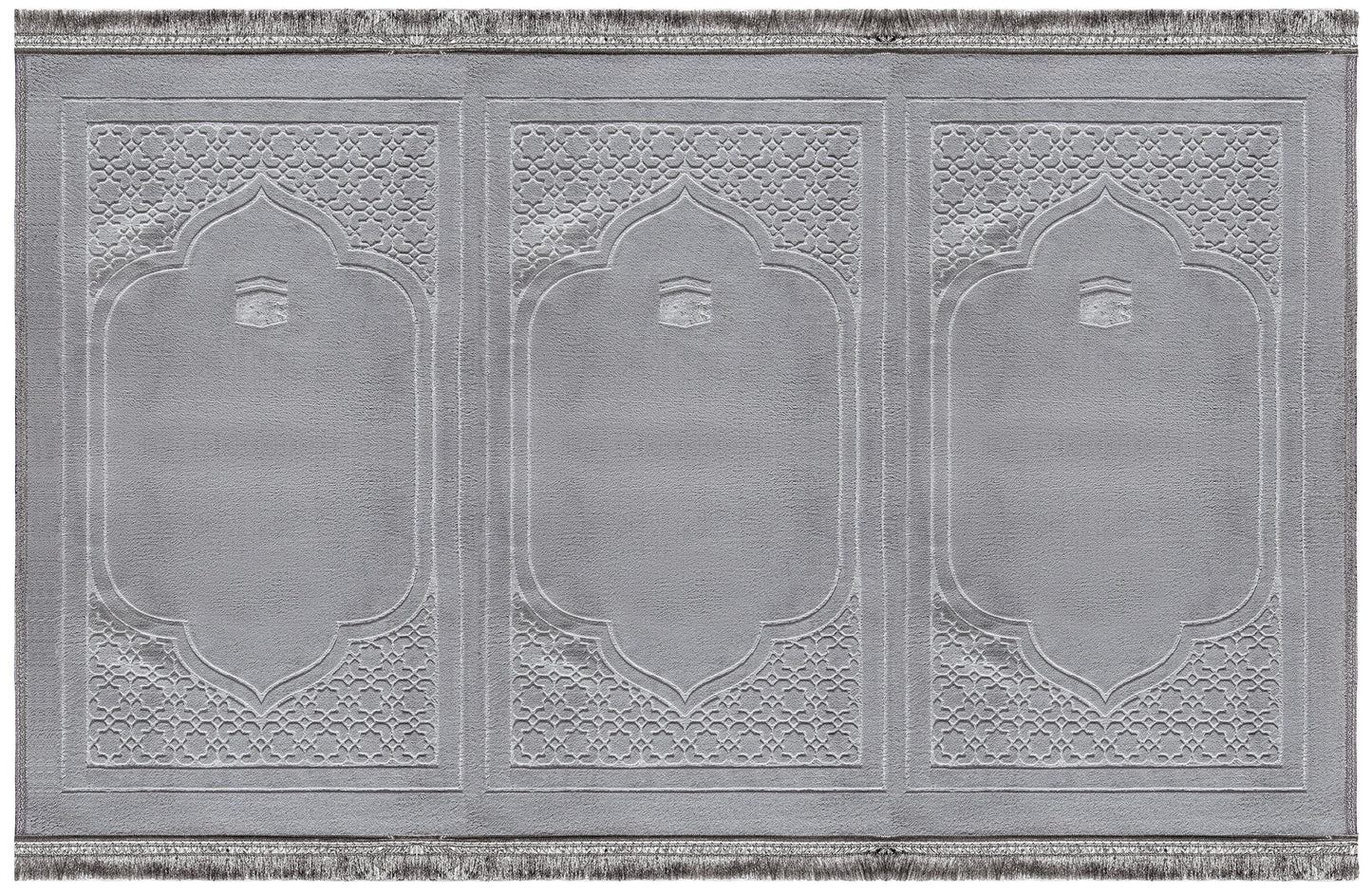 Trio Grey Jama'ah Prayer Mat