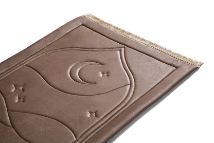 Taupe Dusk Capitone Prayer Mat
