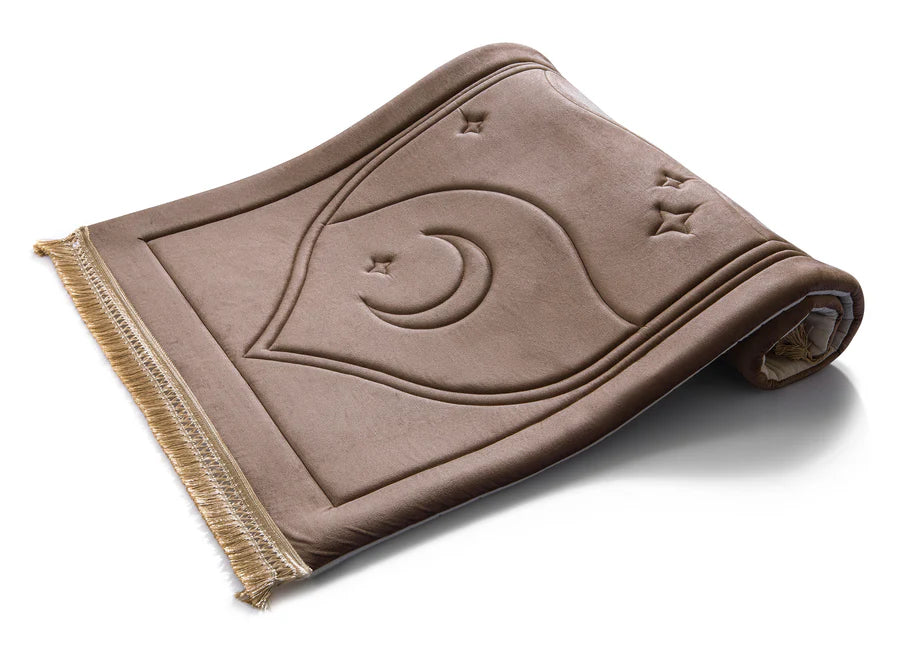 Taupe Dusk Capitone Prayer Mat