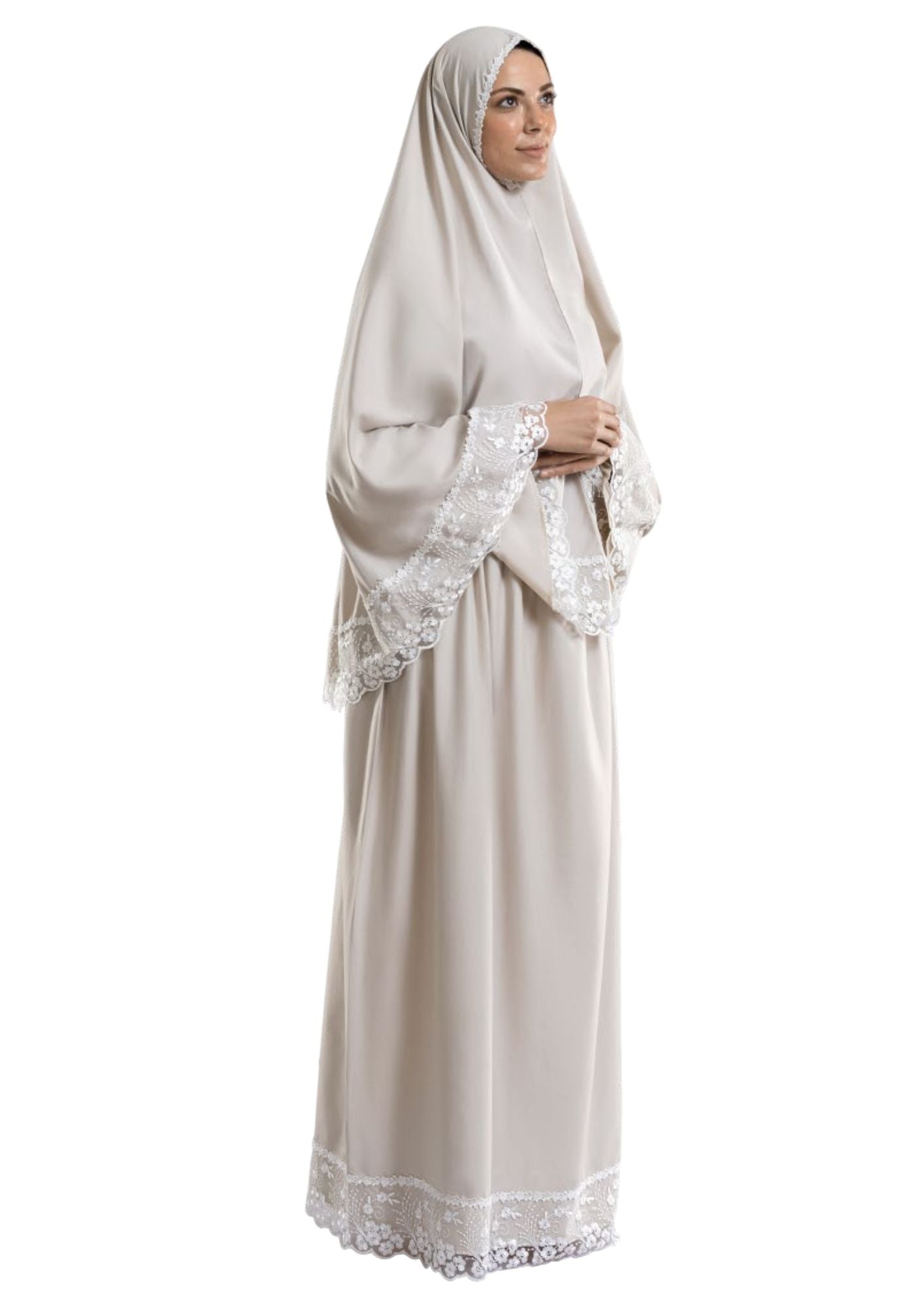 Cream Islamic Prayer Wear