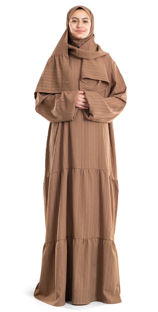 Caramel Flowy Islamic Prayer Wear
