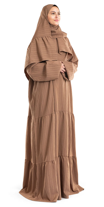 Caramel Flowy Islamic Prayer Wear