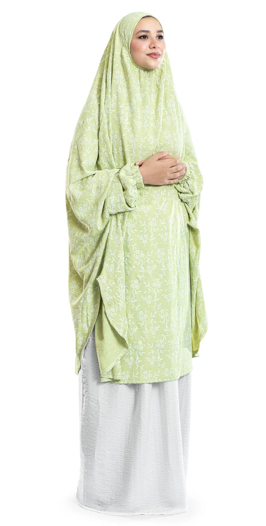 Pastel Pistacio Blooming Dream Islamic Prayer Wear
