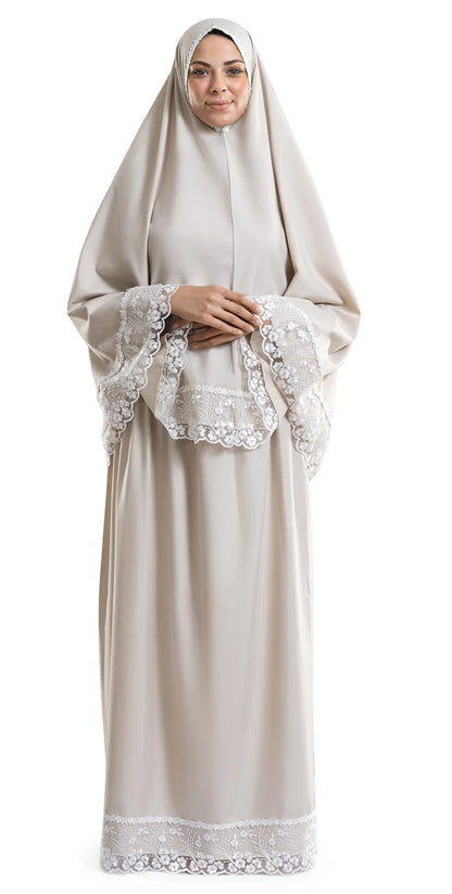 Cream Islamic Prayer Wear