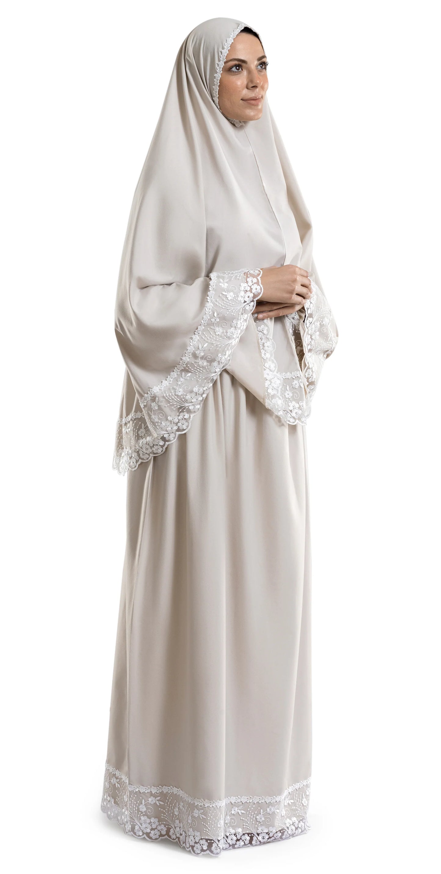 Cream Islamic Prayer Wear