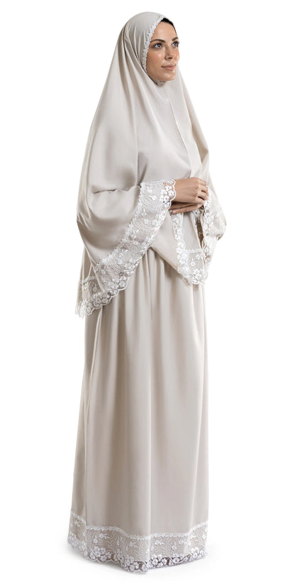 Cream Islamic Prayer Wear