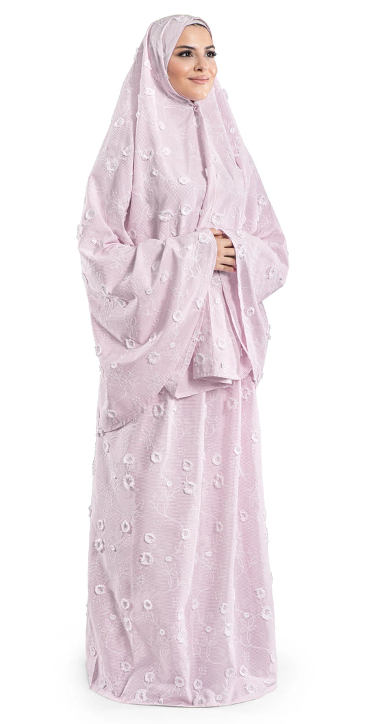 Soft Pink Fleur De Rêve Islamic Prayer Wear