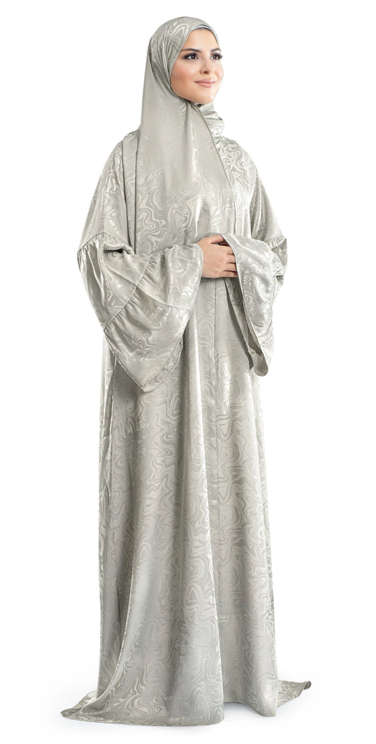 Silver A Dream In Satin Islamic Prayer Wear