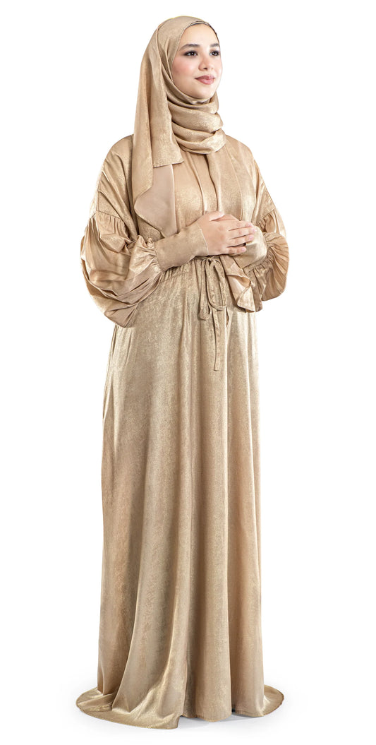 Champagne Gold Golden Hour Islamic Prayer Wear