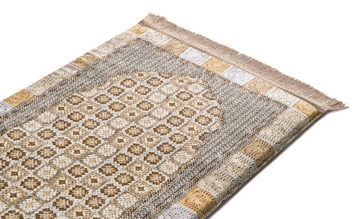 Brownish Croshet Medical Prayer Mat