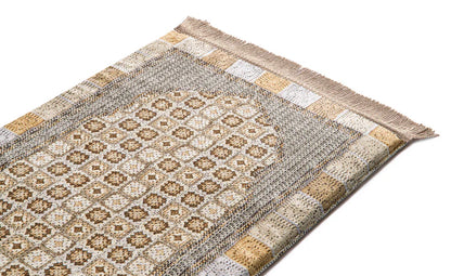 Brownish Croshet Medical Prayer Mat