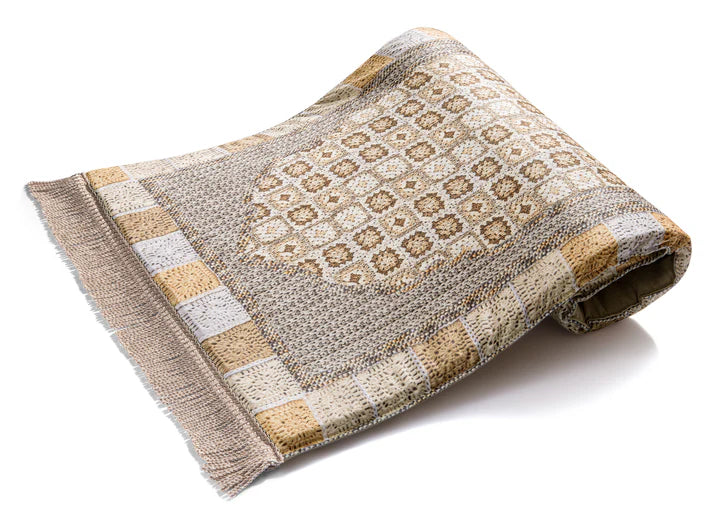 Brownish Croshet Medical Prayer Mat