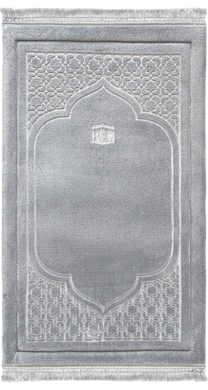 Greyish Emboss Prayer Mat
