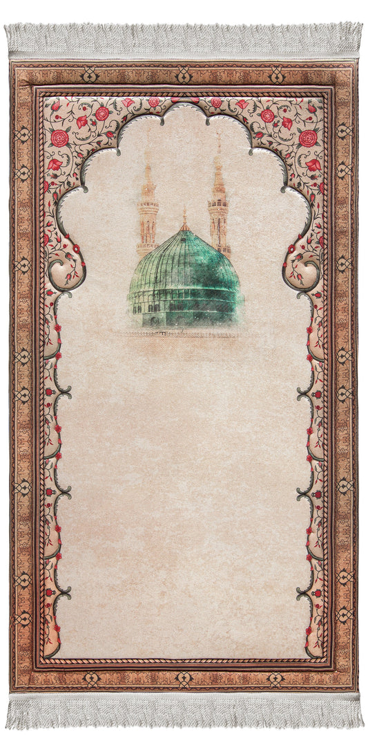 The Green Dome Premium Prayer Mat