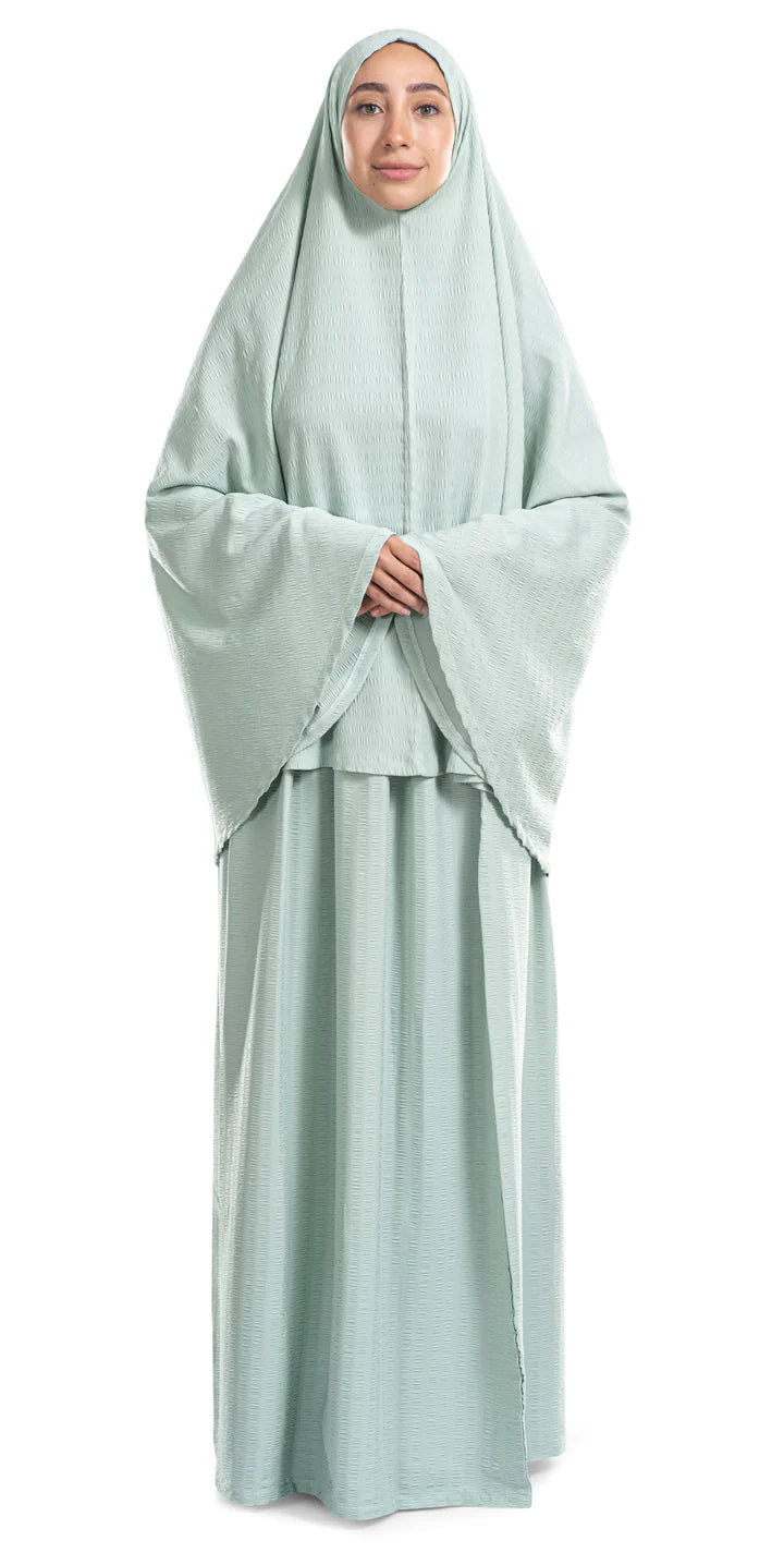 Mint Green Minimal Islamic Prayer Wear