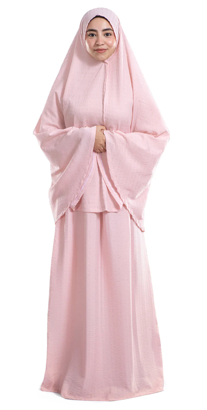 Pink Minimal Islamic Prayer Wear