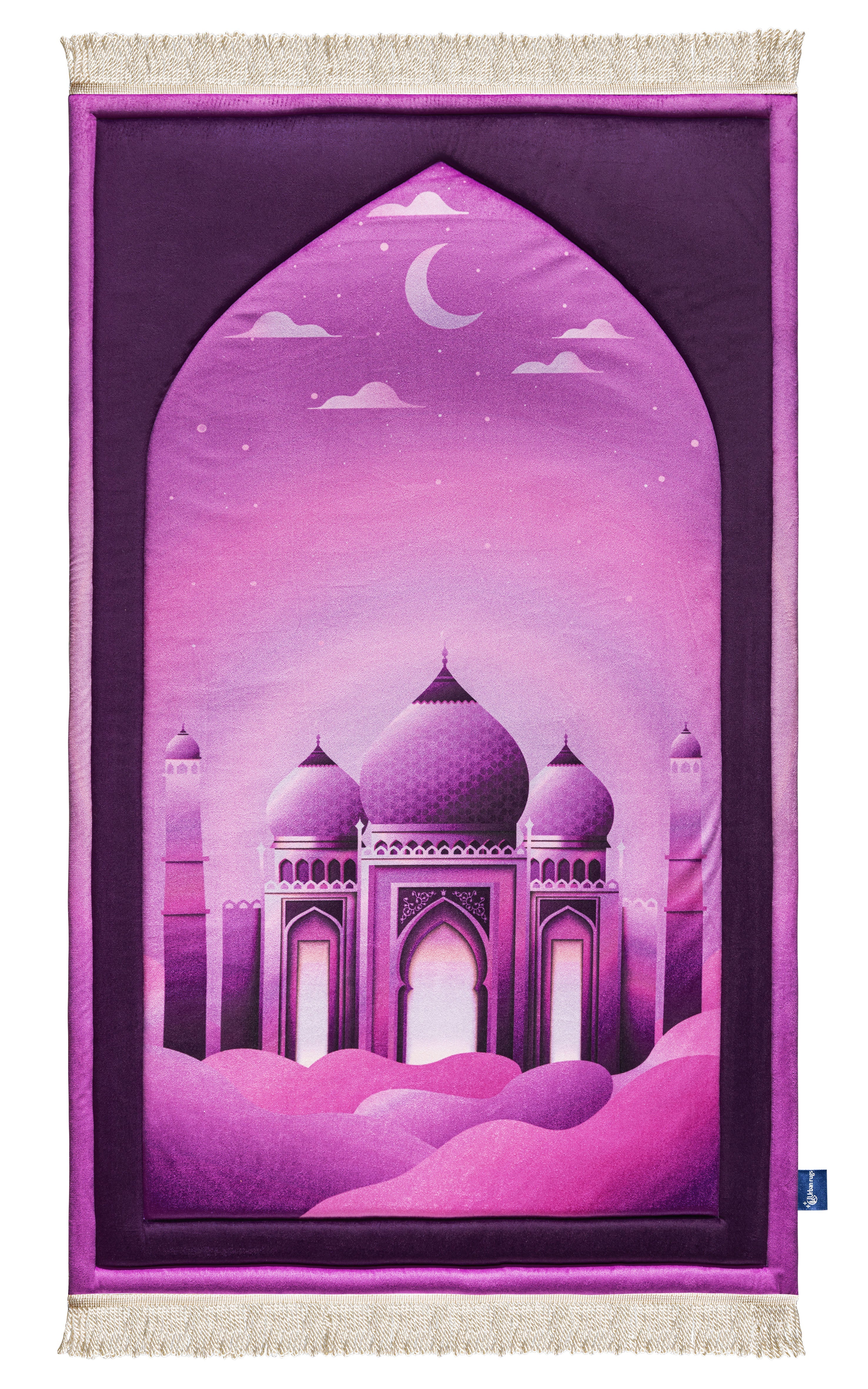 orchid mosque velvet prayer matt | Urban Rugs