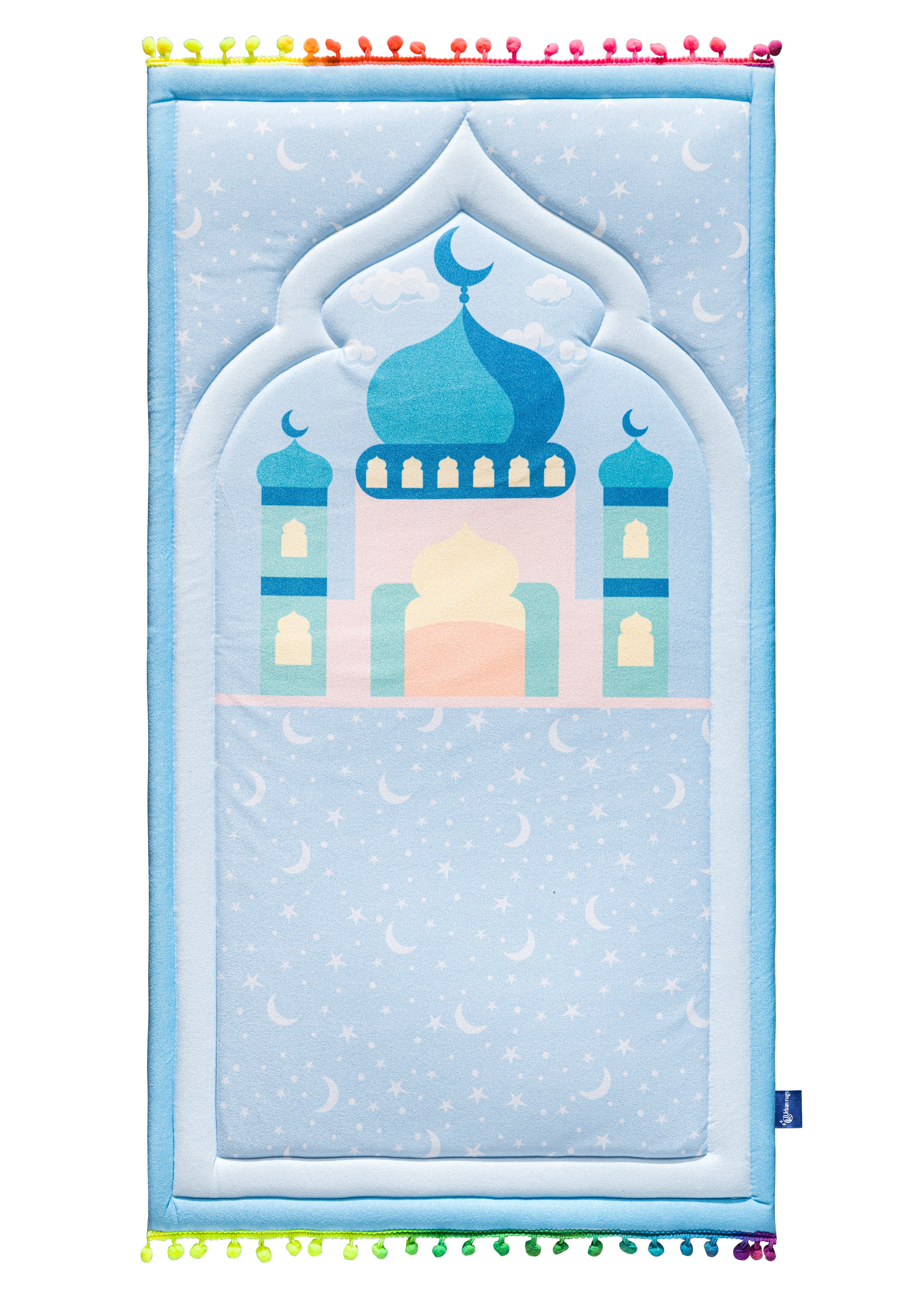 Urban Rugs Blue-Ish Kids Prayer Mat