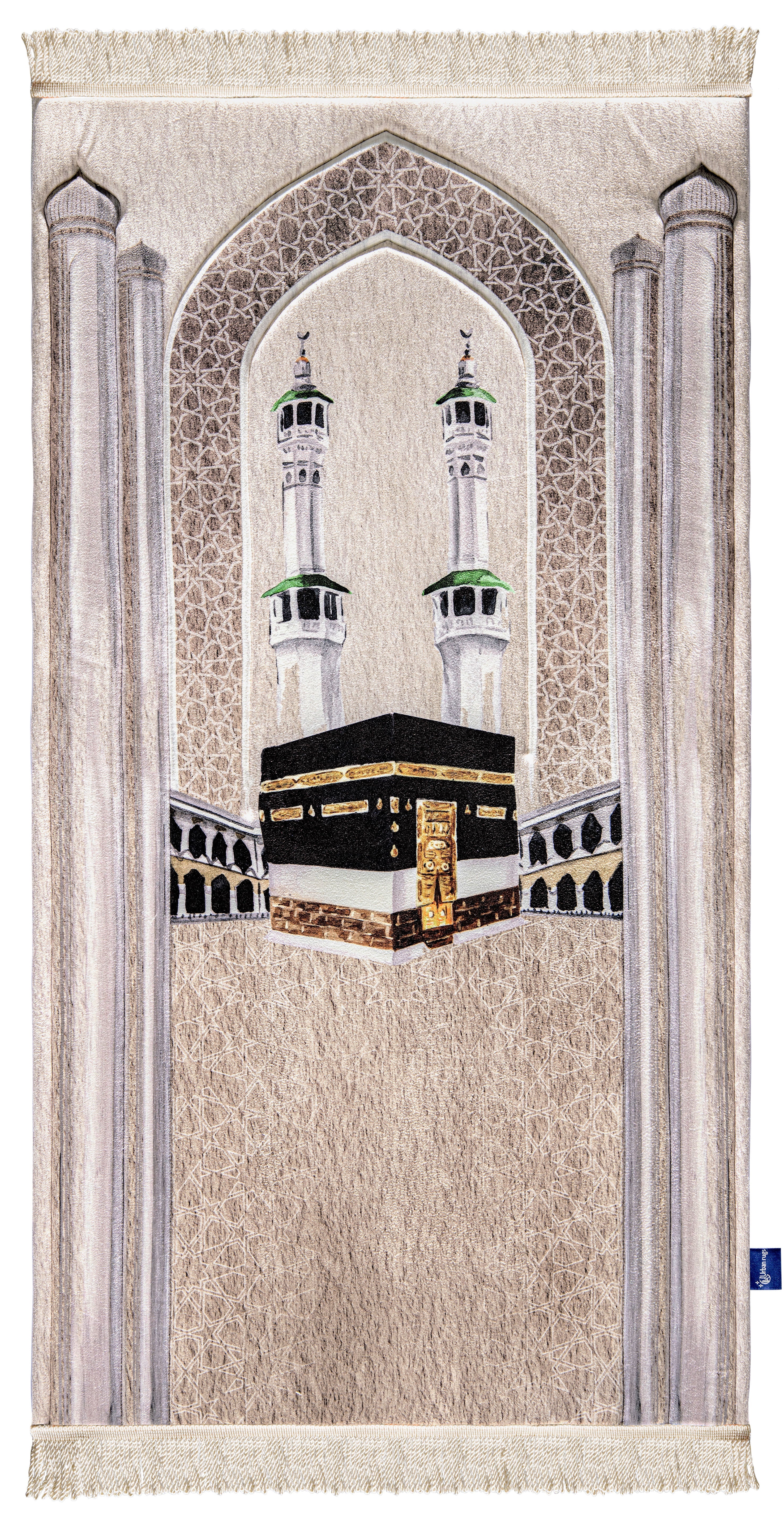 Meccan Holy place Soft Thick Padded Prayer Matts | Urban Rugs