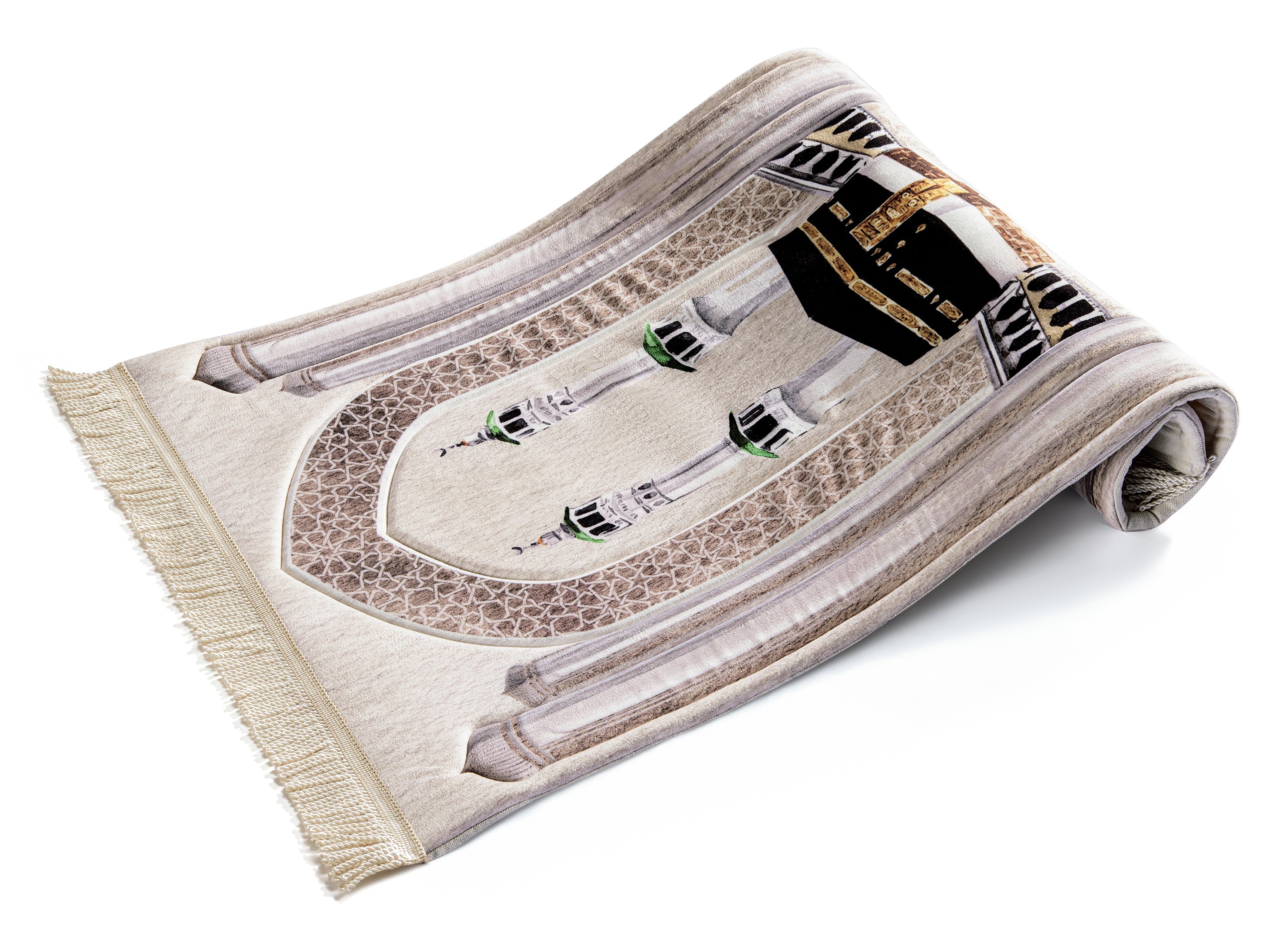 Meccan Holy place Soft Thick Padded Prayer Matt | Urban Rugs