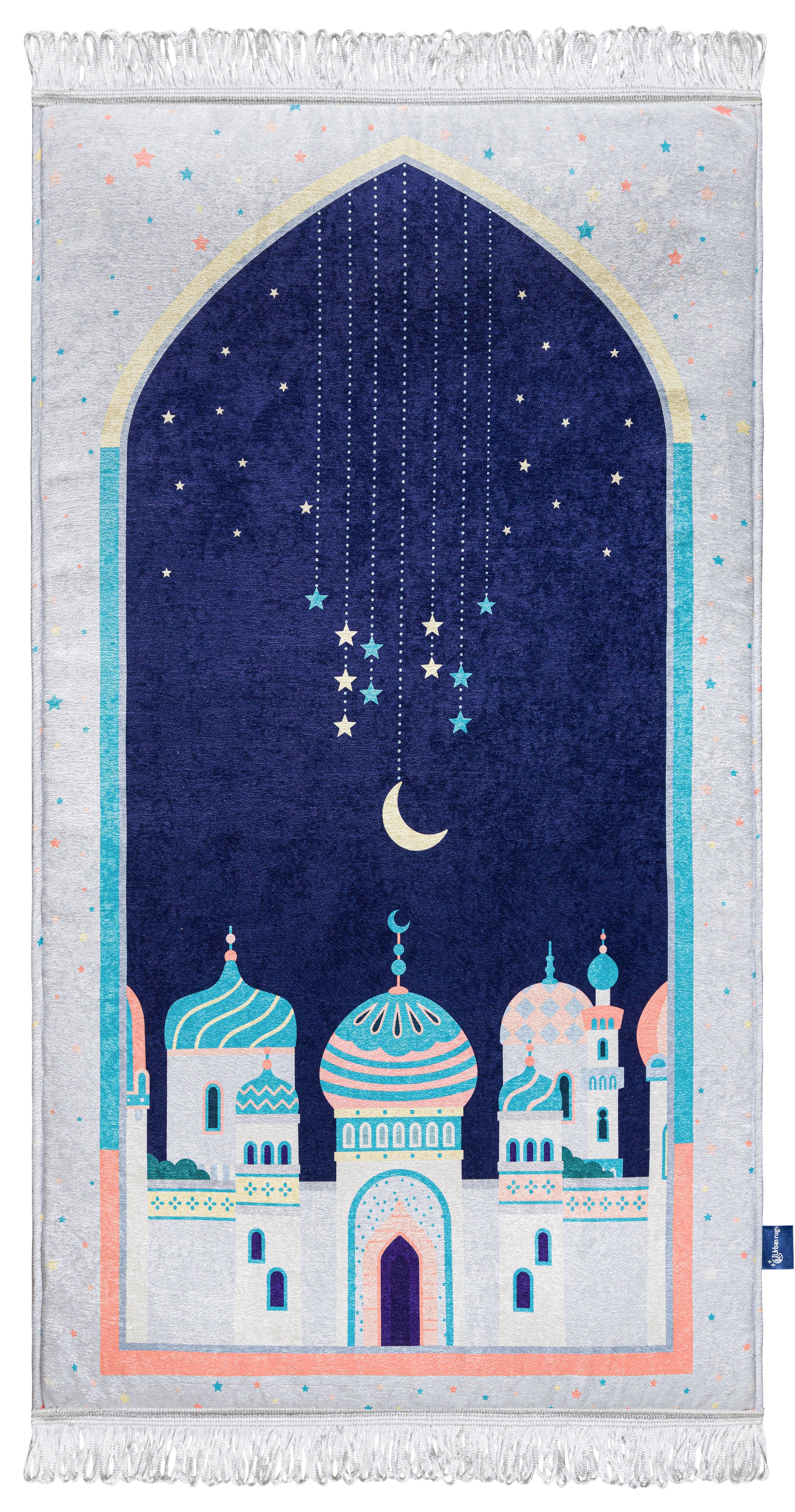 Urban Rugs Blue soft prayer mat